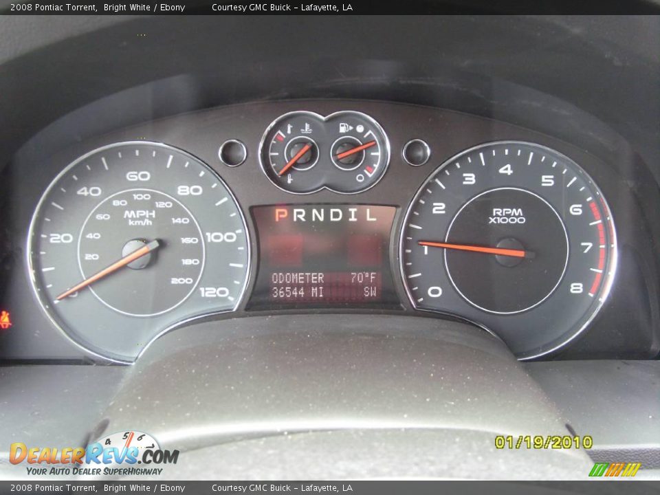 2008 Pontiac Torrent Bright White / Ebony Photo #13