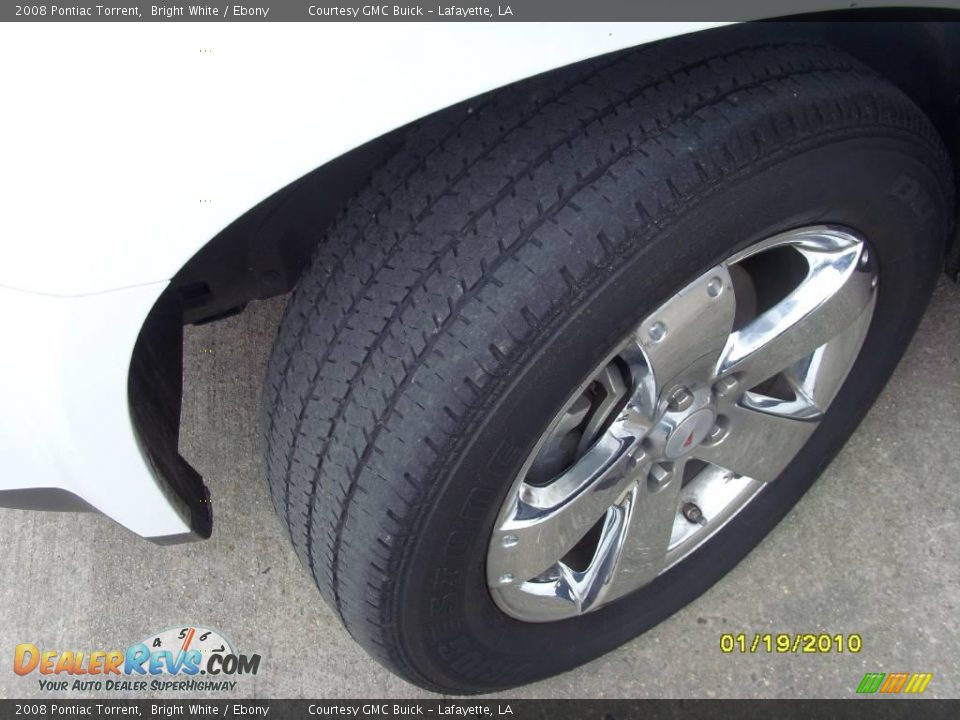 2008 Pontiac Torrent Bright White / Ebony Photo #18