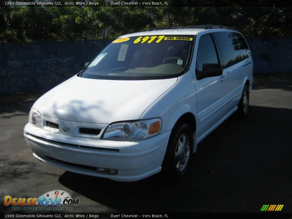 1999 Oldsmobile Silhouette GLS Arctic White / Beige Photo #1