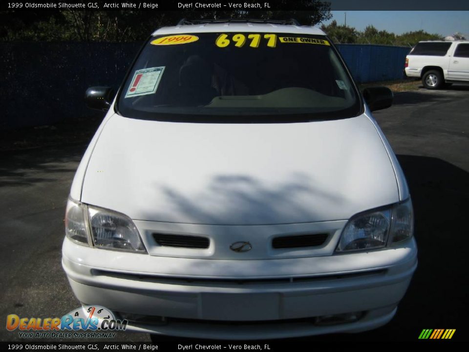 1999 Oldsmobile Silhouette GLS Arctic White / Beige Photo #2