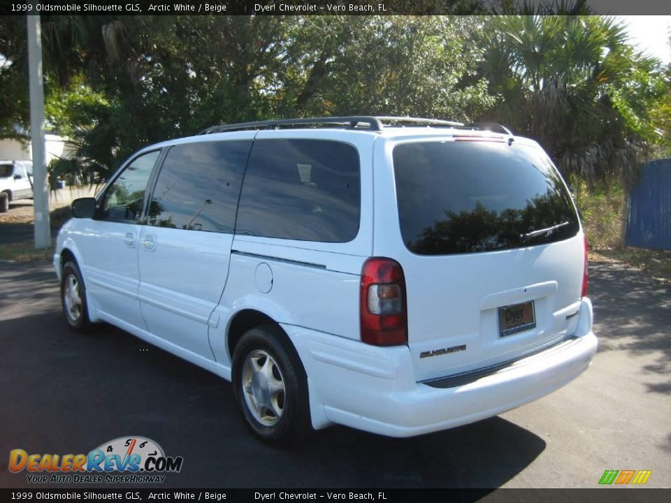 1999 Oldsmobile Silhouette GLS Arctic White / Beige Photo #3