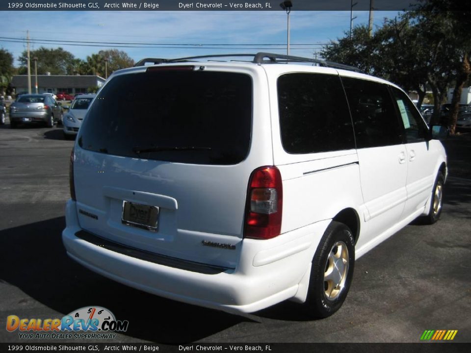 1999 Oldsmobile Silhouette GLS Arctic White / Beige Photo #4