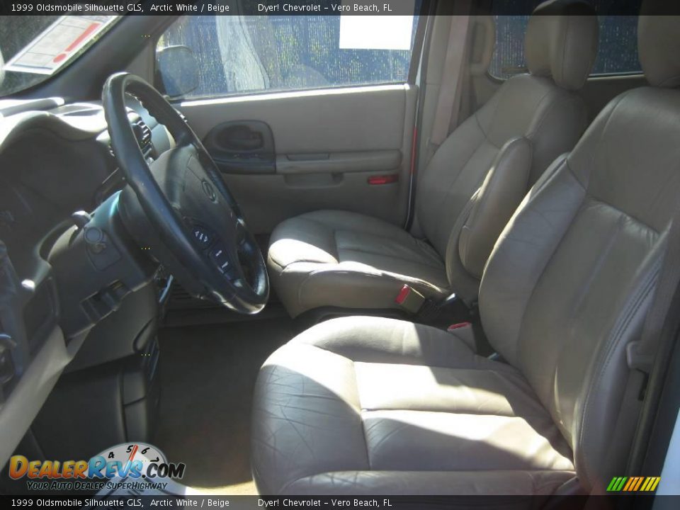 1999 Oldsmobile Silhouette GLS Arctic White / Beige Photo #11