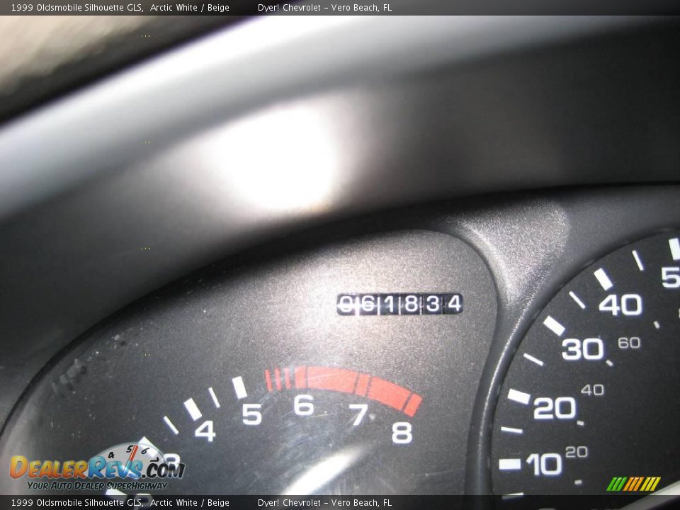 1999 Oldsmobile Silhouette GLS Arctic White / Beige Photo #12