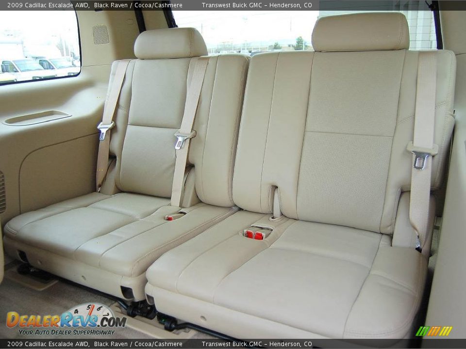 2009 Cadillac Escalade AWD Black Raven / Cocoa/Cashmere Photo #10