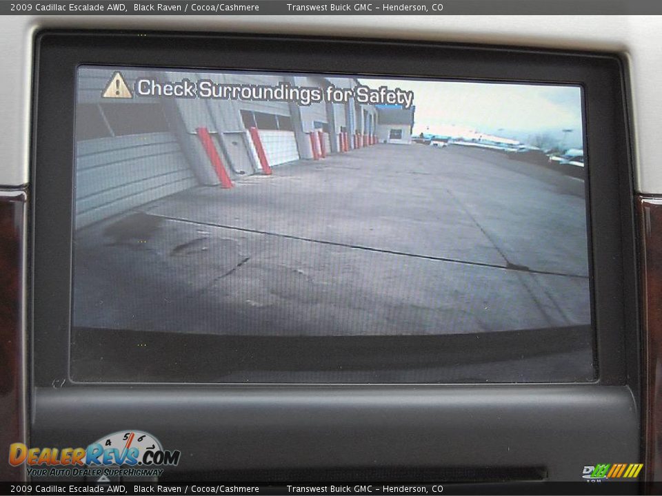 2009 Cadillac Escalade AWD Black Raven / Cocoa/Cashmere Photo #17