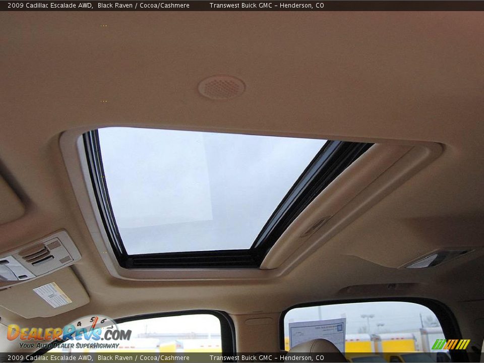 2009 Cadillac Escalade AWD Black Raven / Cocoa/Cashmere Photo #19
