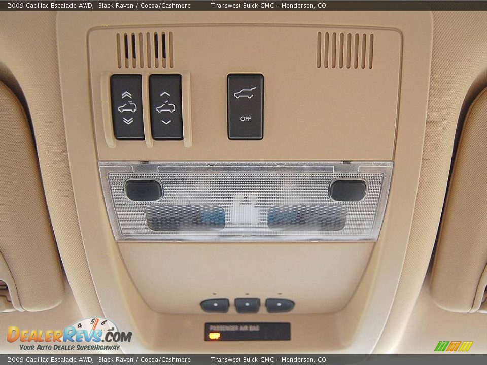 2009 Cadillac Escalade AWD Black Raven / Cocoa/Cashmere Photo #21