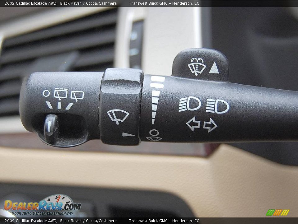 2009 Cadillac Escalade AWD Black Raven / Cocoa/Cashmere Photo #22