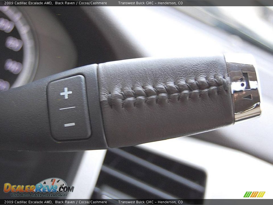 2009 Cadillac Escalade AWD Black Raven / Cocoa/Cashmere Photo #23