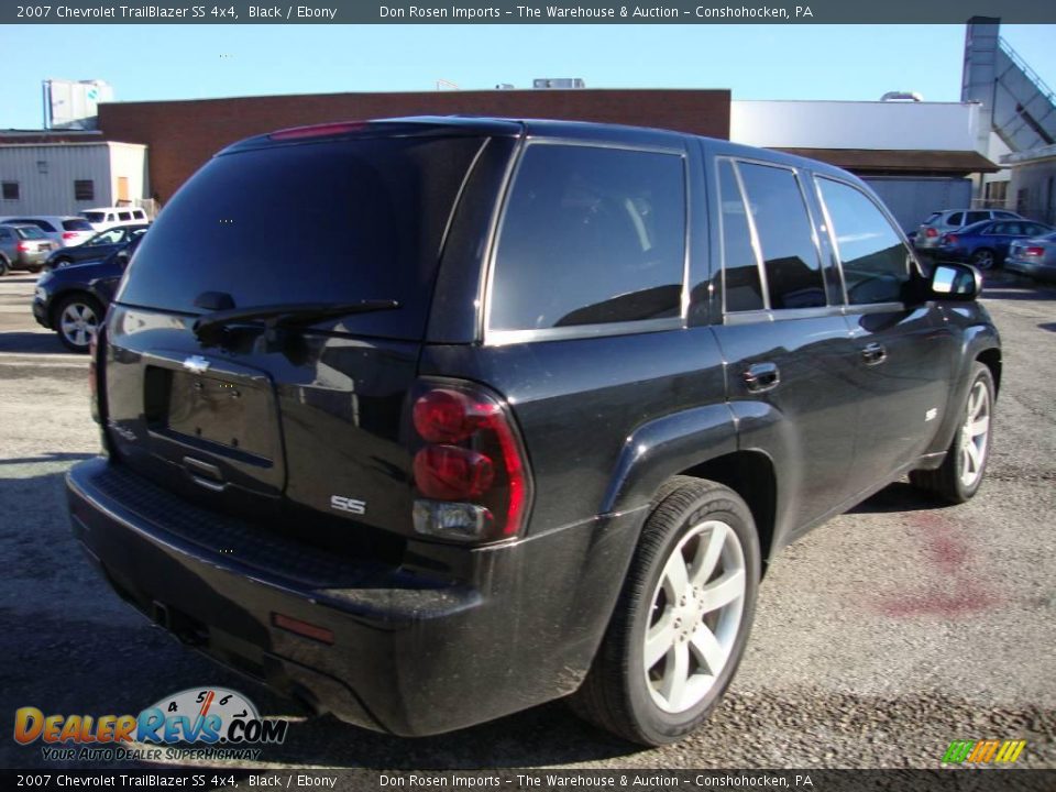 2007 Chevrolet TrailBlazer SS 4x4 Black / Ebony Photo #7