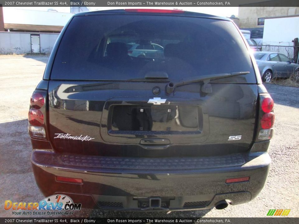 2007 Chevrolet TrailBlazer SS 4x4 Black / Ebony Photo #8