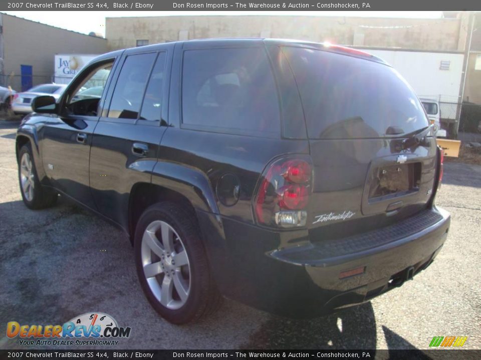 2007 Chevrolet TrailBlazer SS 4x4 Black / Ebony Photo #9