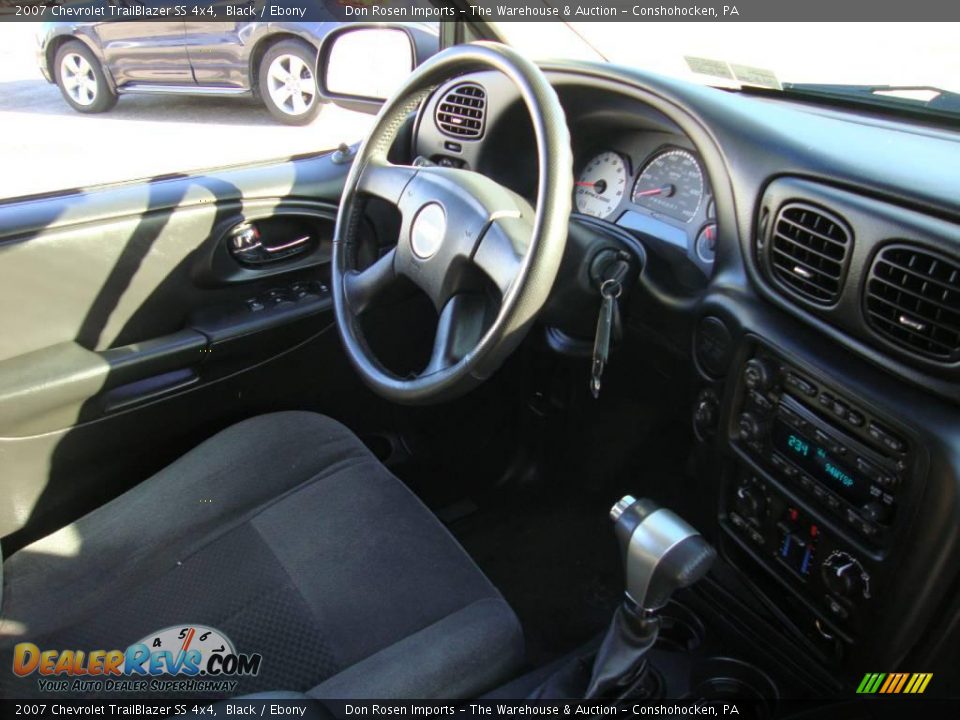 2007 Chevrolet TrailBlazer SS 4x4 Black / Ebony Photo #18