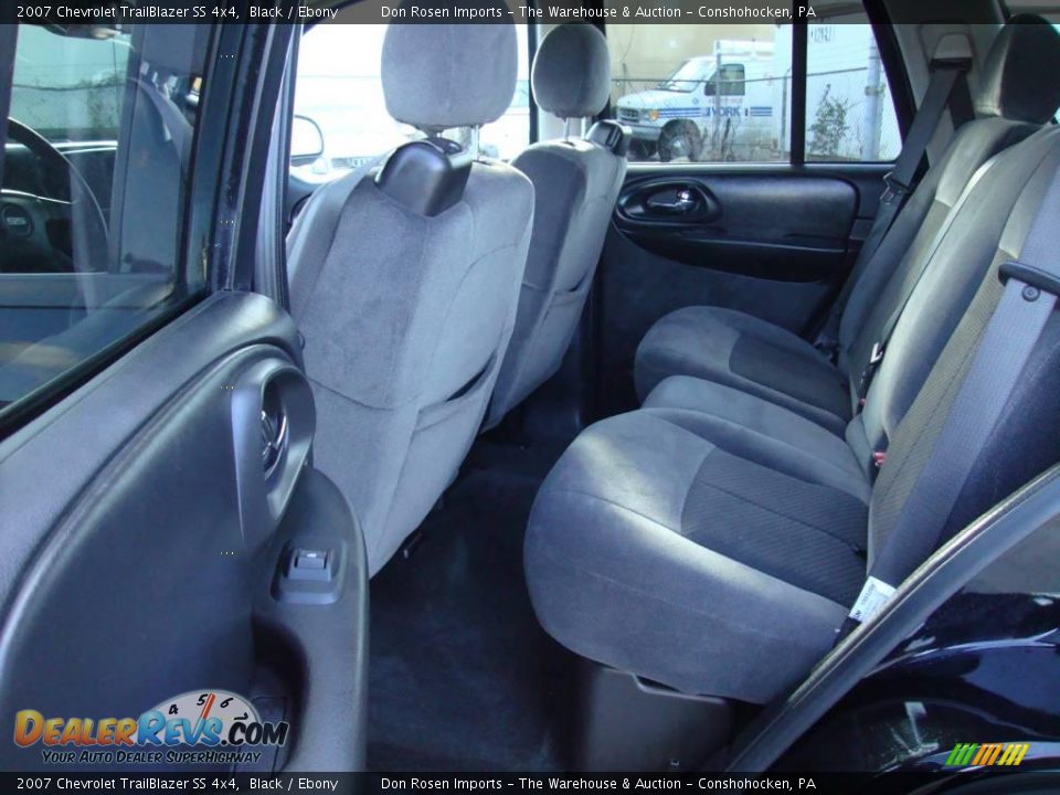 2007 Chevrolet TrailBlazer SS 4x4 Black / Ebony Photo #22