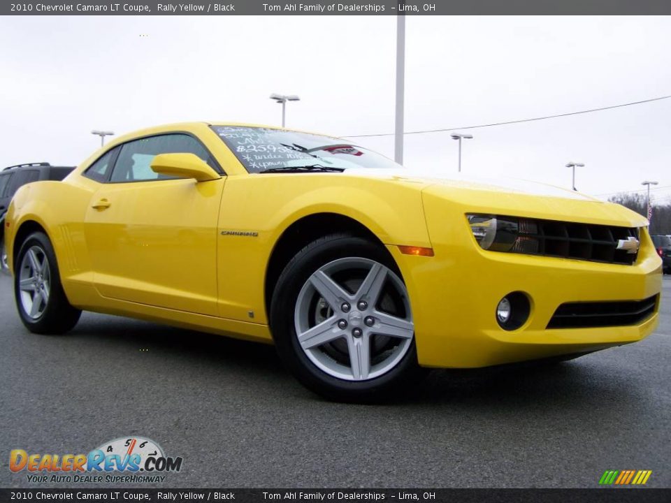 2010 Chevrolet Camaro LT Coupe Rally Yellow / Black Photo #3