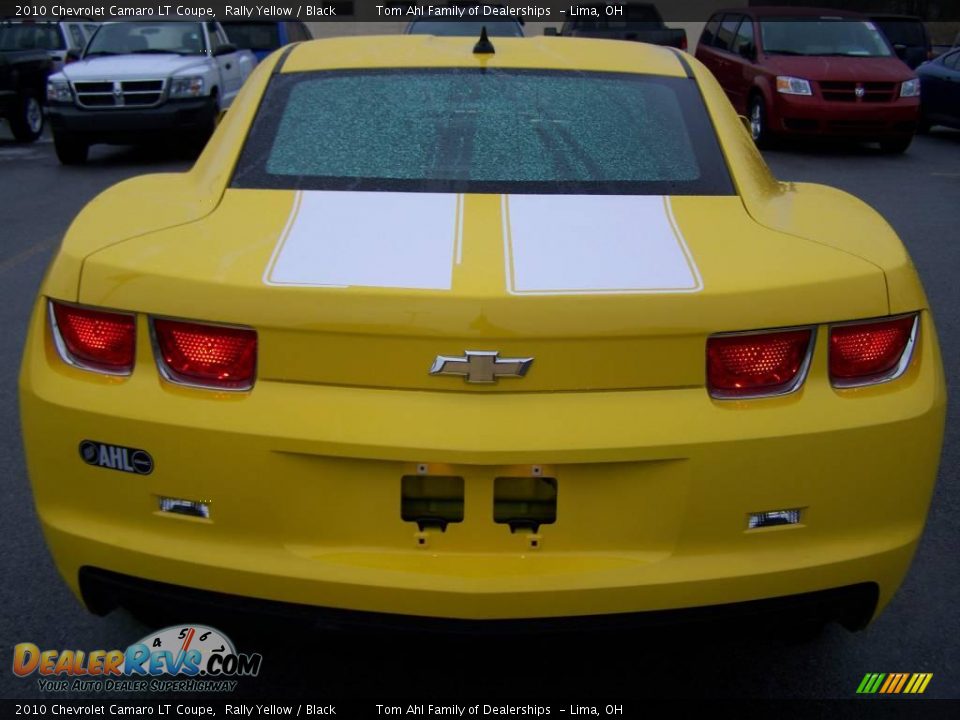 2010 Chevrolet Camaro LT Coupe Rally Yellow / Black Photo #9