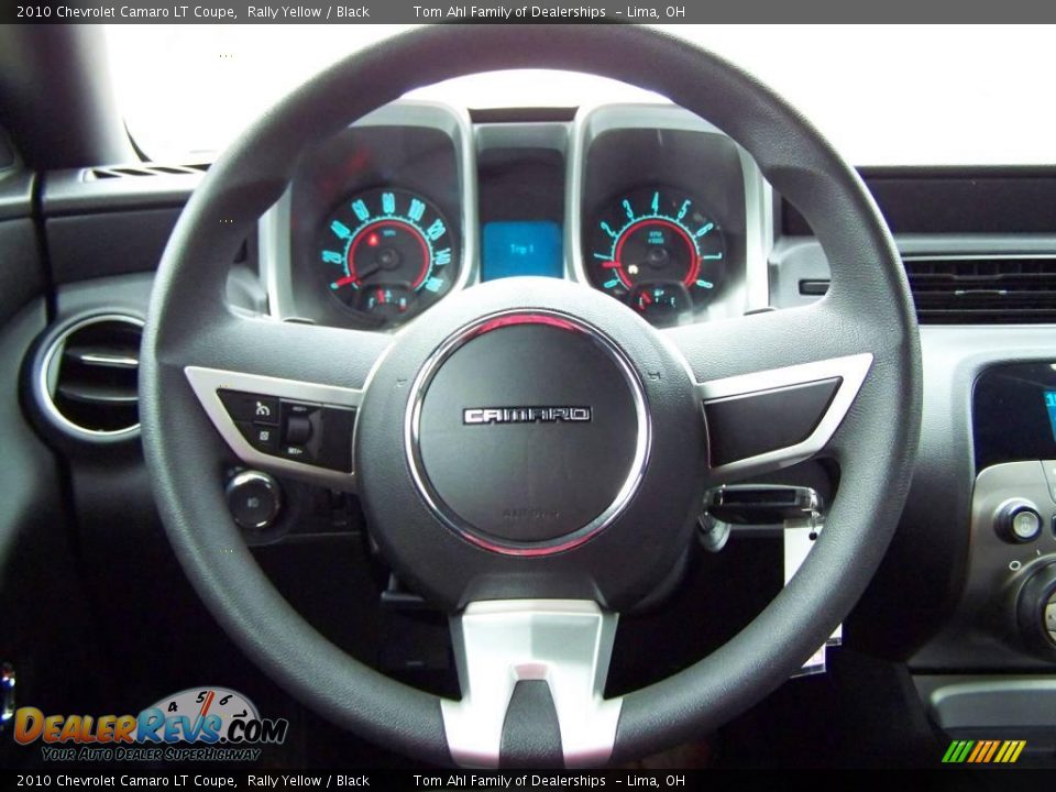 2010 Chevrolet Camaro LT Coupe Rally Yellow / Black Photo #24