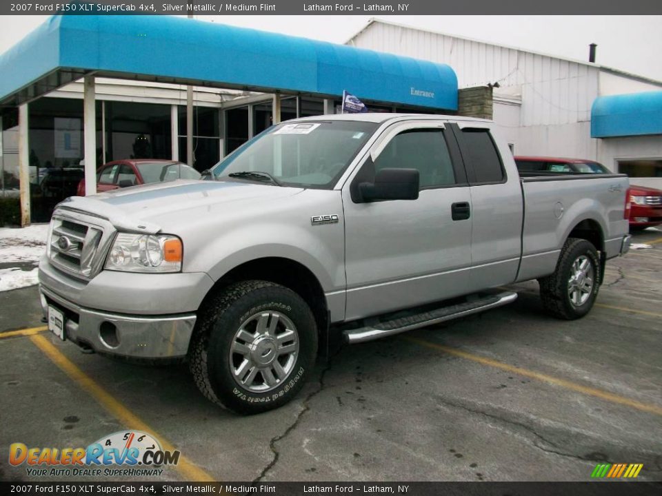 2007 Ford F150 XLT SuperCab 4x4 Silver Metallic / Medium Flint Photo #1
