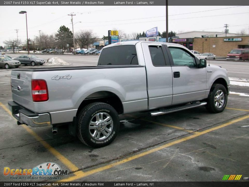 2007 Ford F150 XLT SuperCab 4x4 Silver Metallic / Medium Flint Photo #4