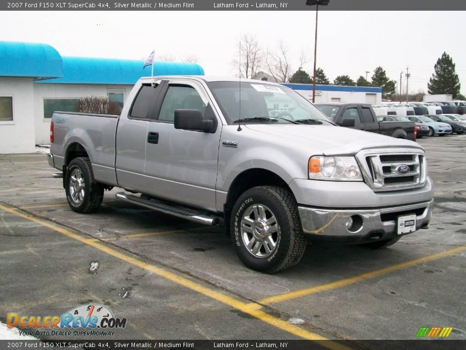 2007 Ford F150 XLT SuperCab 4x4 Silver Metallic / Medium Flint Photo #5