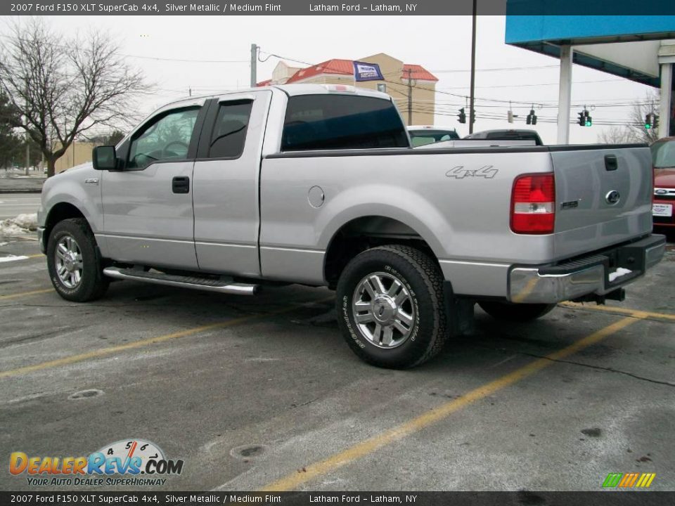 2007 Ford F150 XLT SuperCab 4x4 Silver Metallic / Medium Flint Photo #6