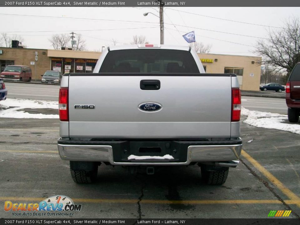 2007 Ford F150 XLT SuperCab 4x4 Silver Metallic / Medium Flint Photo #13