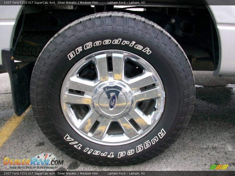 2007 Ford F150 XLT SuperCab 4x4 Silver Metallic / Medium Flint Photo #14