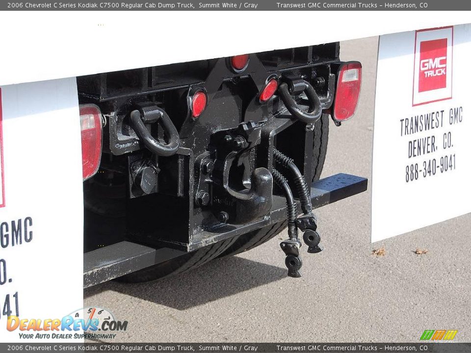 2006 Chevrolet C Series Kodiak C7500 Regular Cab Dump Truck Summit White / Gray Photo #13