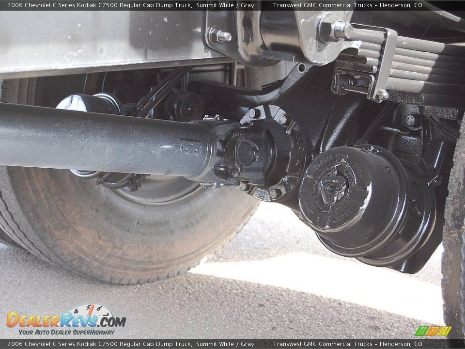 2006 Chevrolet C Series Kodiak C7500 Regular Cab Dump Truck Summit White / Gray Photo #15