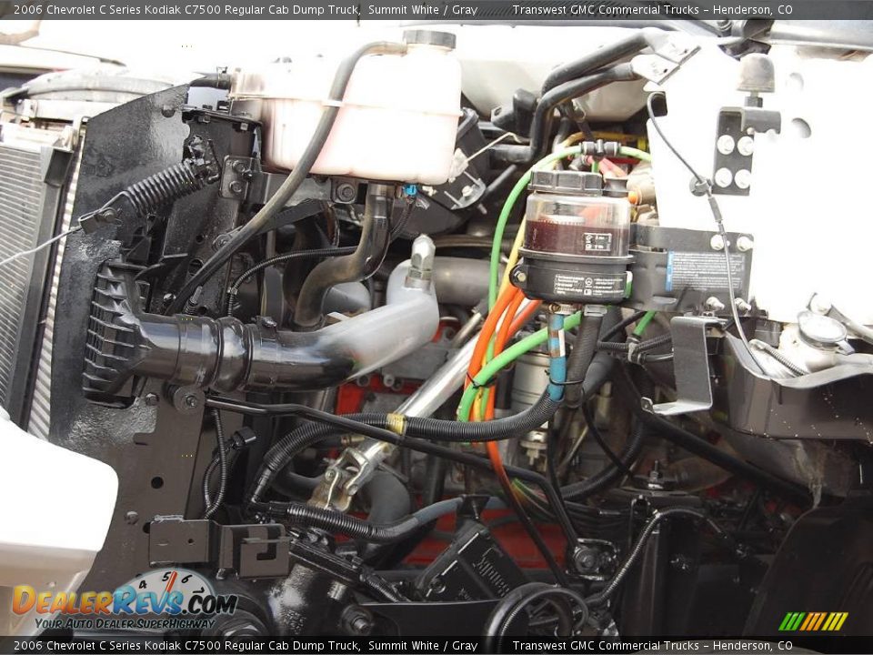 2006 Chevrolet C Series Kodiak C7500 Regular Cab Dump Truck Summit White / Gray Photo #19