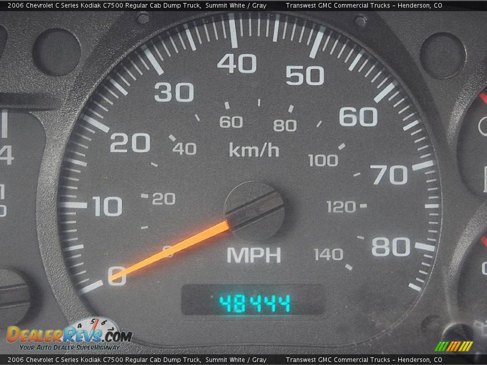 2006 Chevrolet C Series Kodiak C7500 Regular Cab Dump Truck Summit White / Gray Photo #25