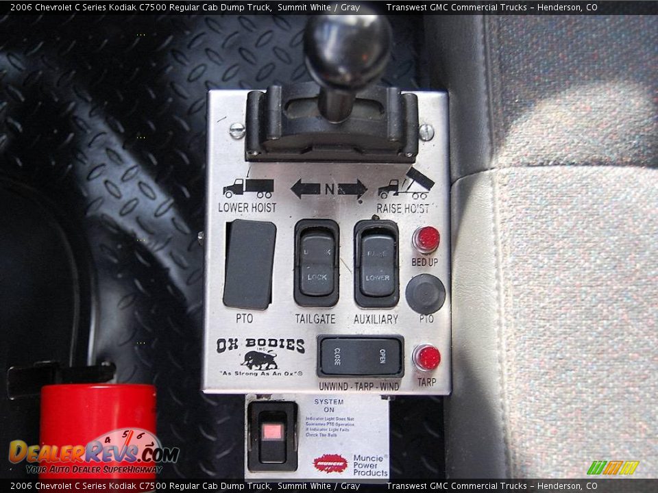 2006 Chevrolet C Series Kodiak C7500 Regular Cab Dump Truck Summit White / Gray Photo #29