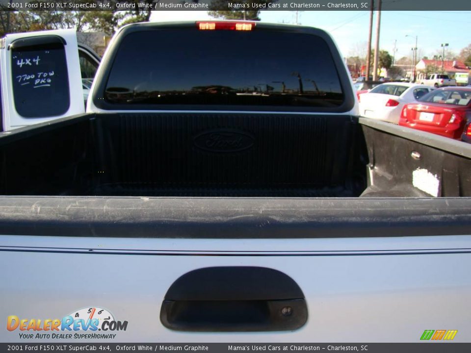 2001 Ford F150 XLT SuperCab 4x4 Oxford White / Medium Graphite Photo #9