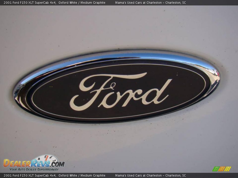 2001 Ford F150 XLT SuperCab 4x4 Oxford White / Medium Graphite Photo #34