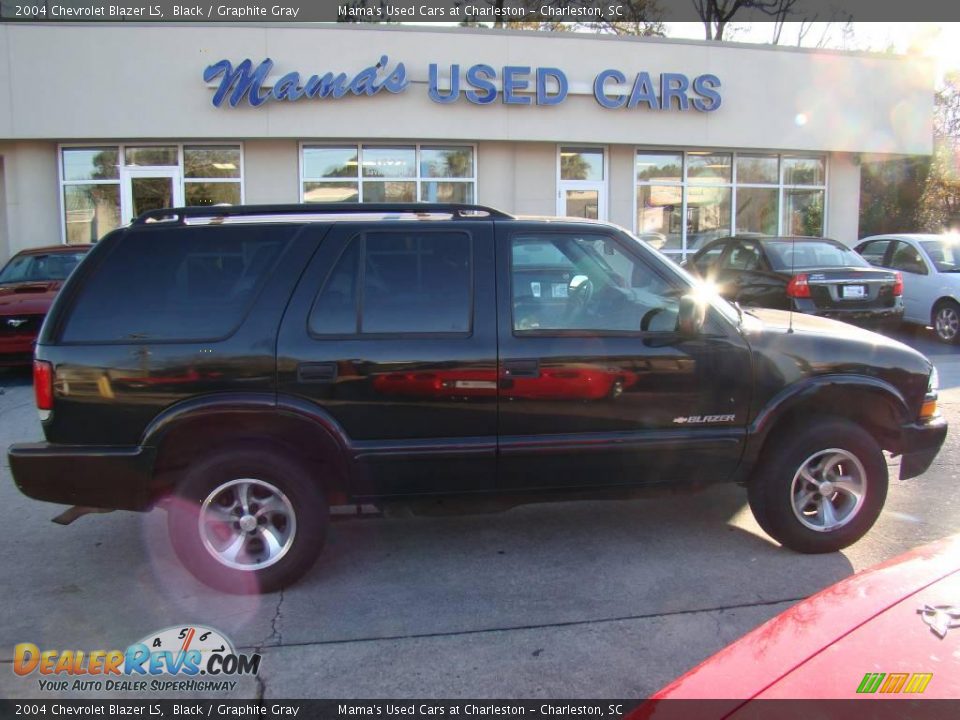 2004 Chevrolet Blazer LS Black / Graphite Gray Photo #1