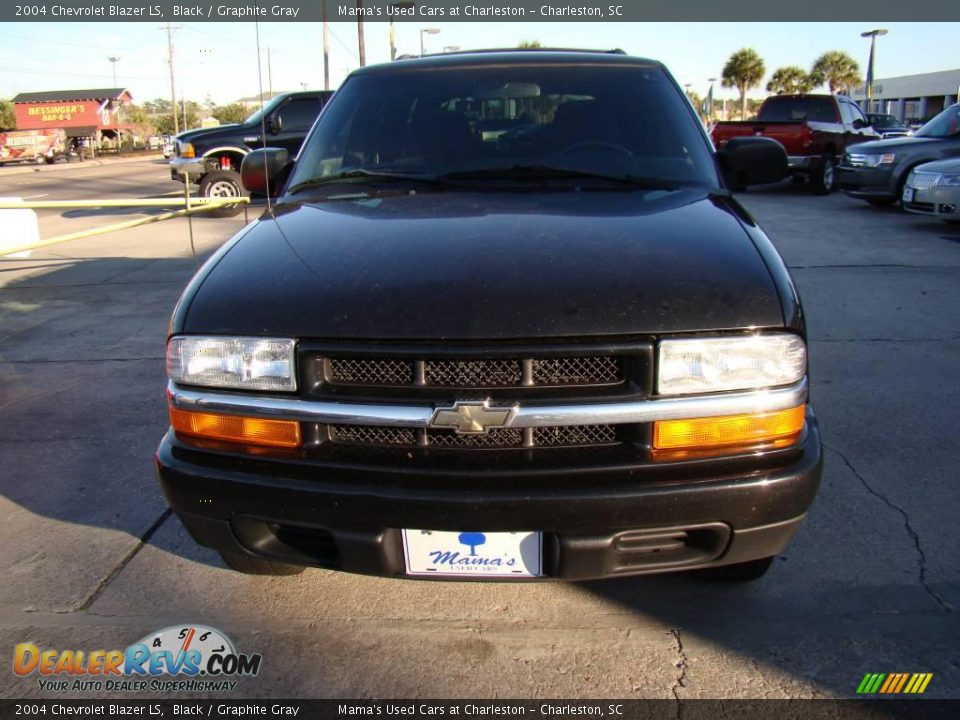 2004 Chevrolet Blazer LS Black / Graphite Gray Photo #3