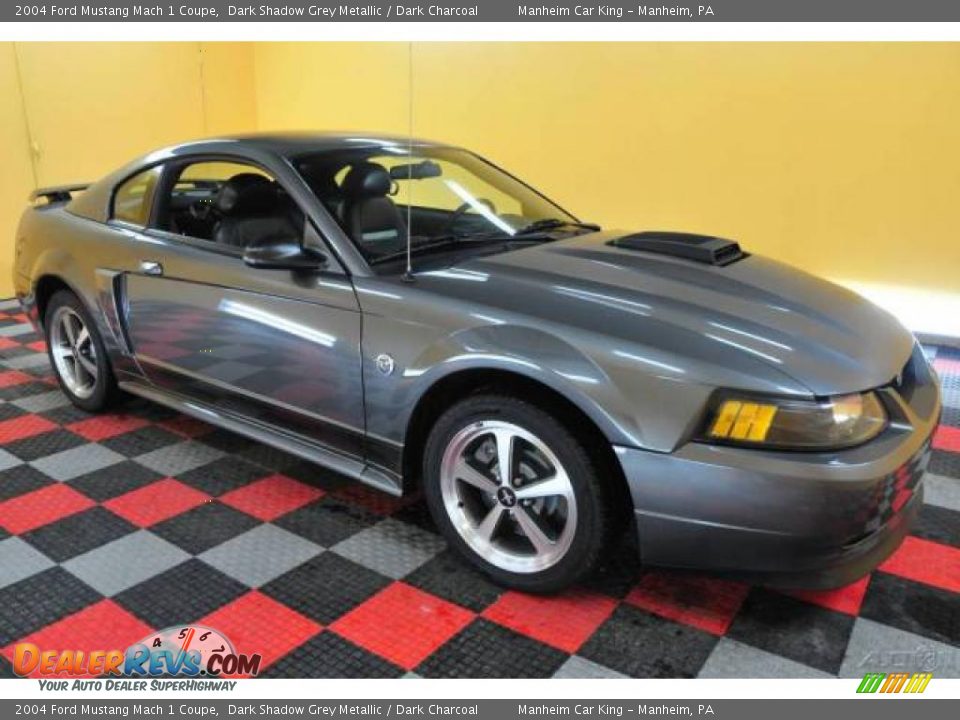 2004 Ford Mustang Mach 1 Coupe Dark Shadow Grey Metallic / Dark Charcoal Photo #1