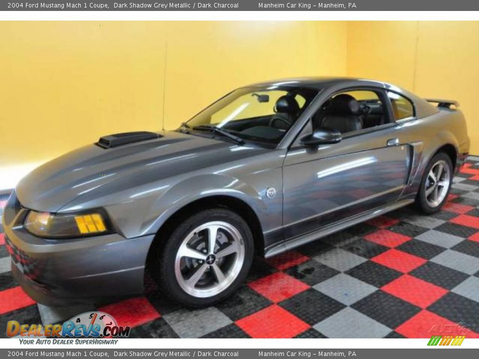 2004 Ford Mustang Mach 1 Coupe Dark Shadow Grey Metallic / Dark Charcoal Photo #3