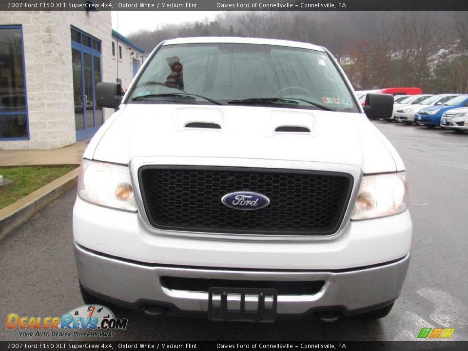 2007 Ford F150 XLT SuperCrew 4x4 Oxford White / Medium Flint Photo #3