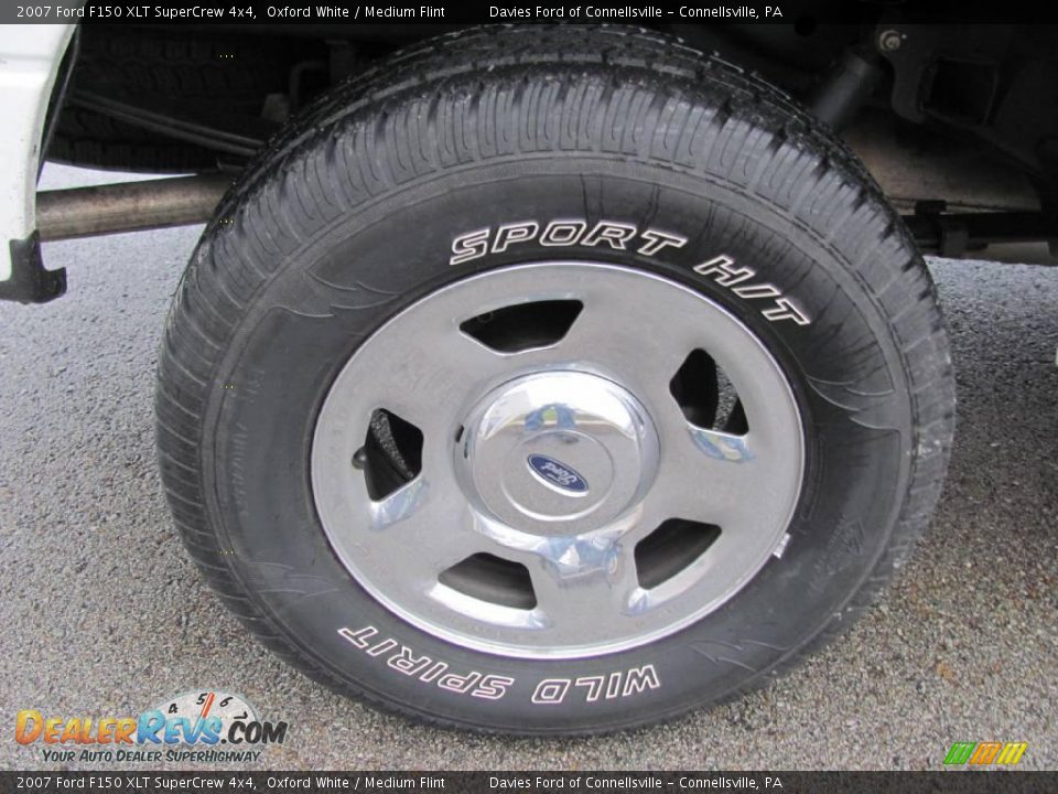 2007 Ford F150 XLT SuperCrew 4x4 Oxford White / Medium Flint Photo #5