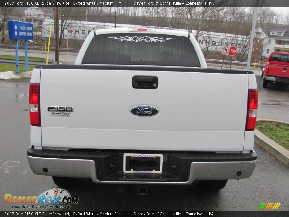 2007 Ford F150 XLT SuperCrew 4x4 Oxford White / Medium Flint Photo #6