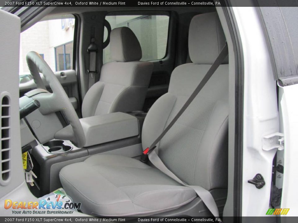 2007 Ford F150 XLT SuperCrew 4x4 Oxford White / Medium Flint Photo #9