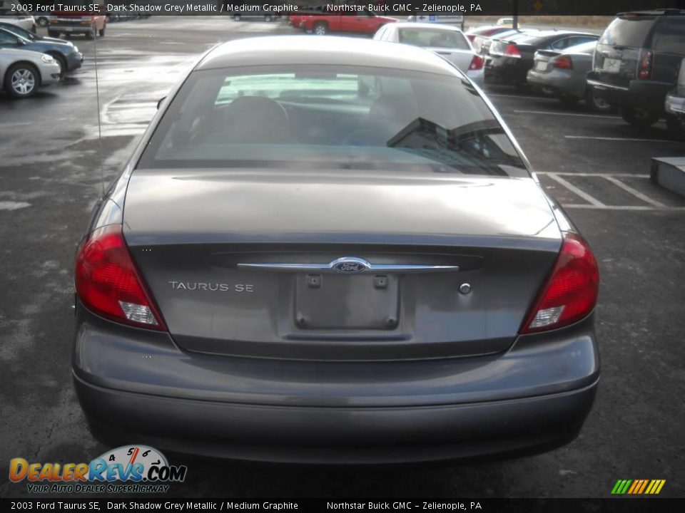 2003 Ford Taurus SE Dark Shadow Grey Metallic / Medium Graphite Photo #3