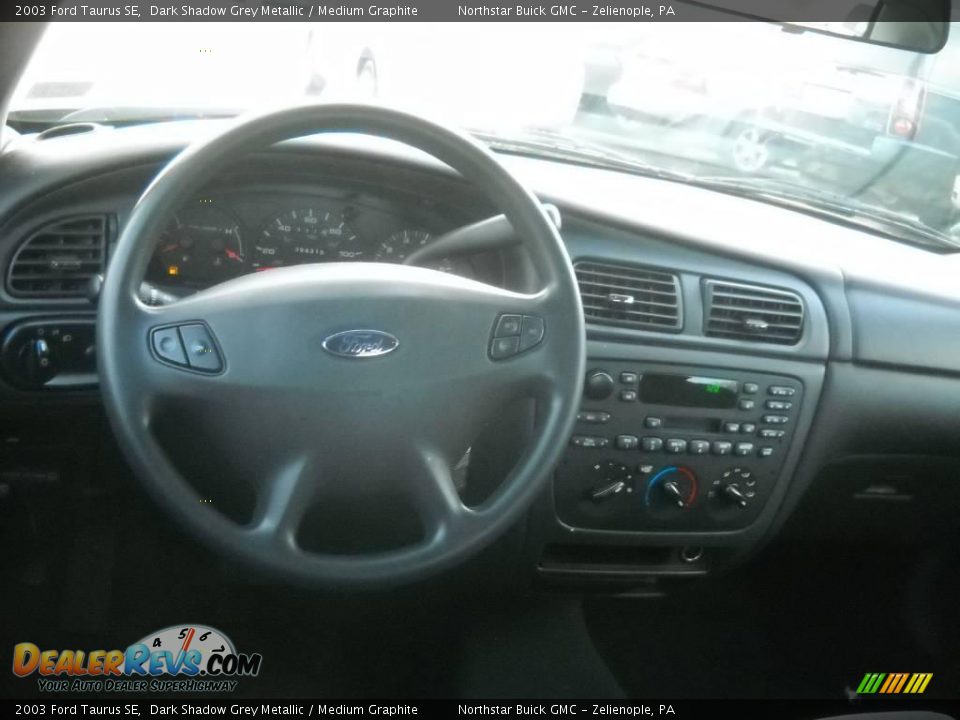 2003 Ford Taurus SE Dark Shadow Grey Metallic / Medium Graphite Photo #11