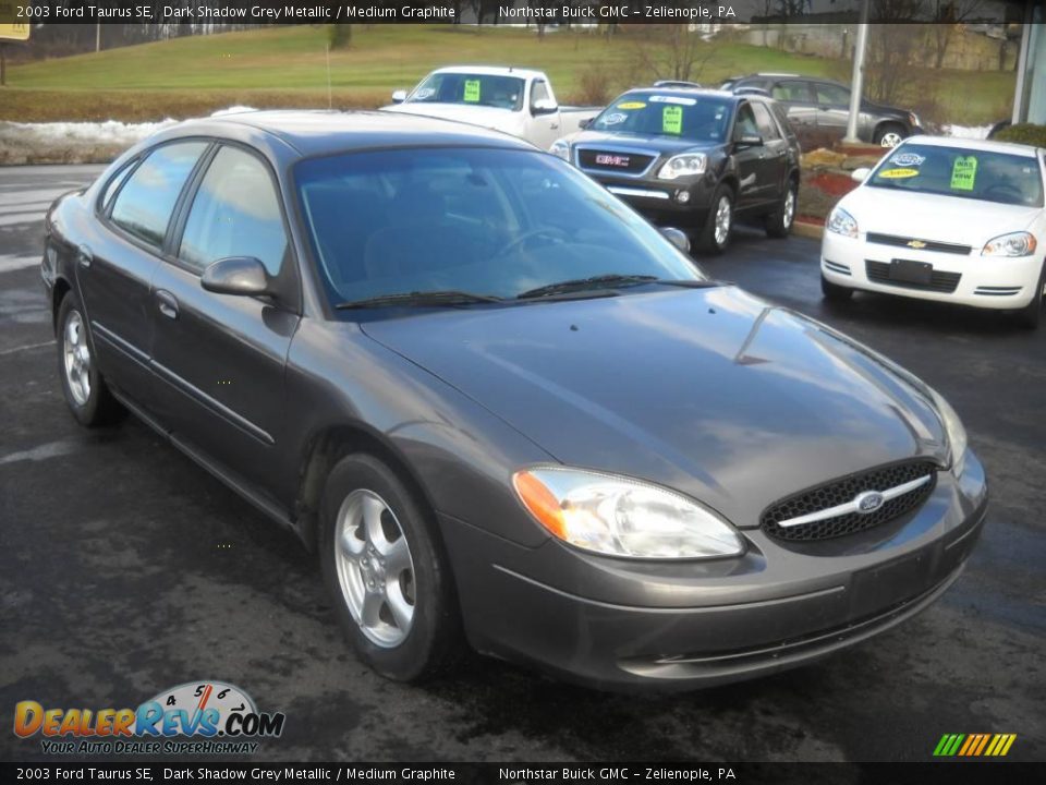 2003 Ford Taurus SE Dark Shadow Grey Metallic / Medium Graphite Photo #15