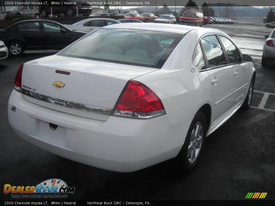 2009 Chevrolet Impala LT White / Neutral Photo #2