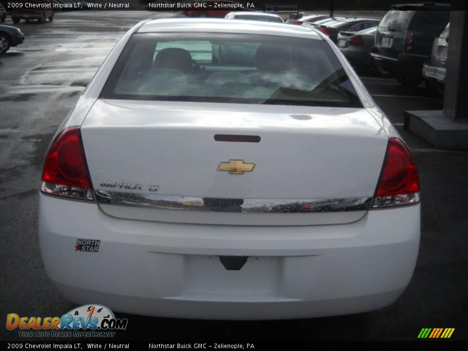 2009 Chevrolet Impala LT White / Neutral Photo #3