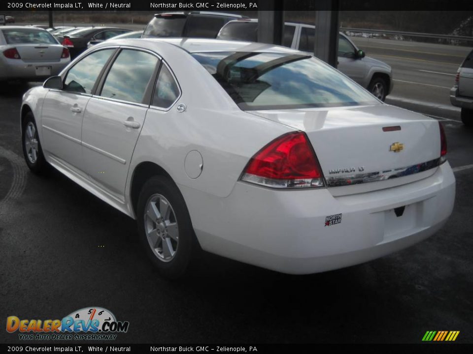 2009 Chevrolet Impala LT White / Neutral Photo #4