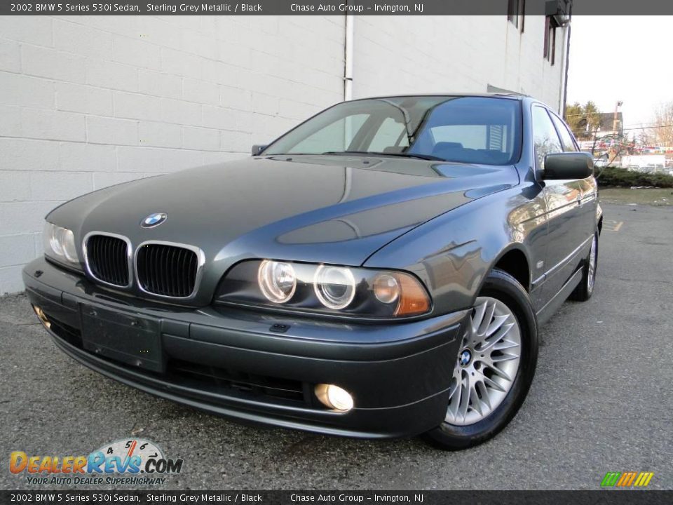 2002 BMW 5 Series 530i Sedan Sterling Grey Metallic / Black Photo #1